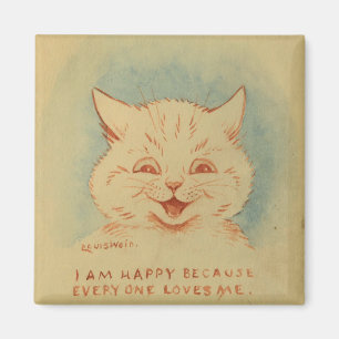 Imã Estou Feliz Porque Todo Mundo Me Ama (Ginger Cat)