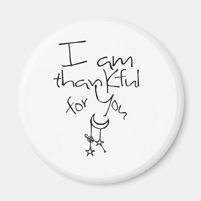 Imã Estou grato por você (Frente)