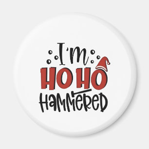 Imã Estou Ho Ho Embriagado Piada de Natal Engraçada B