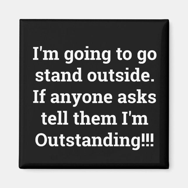 Imã Estou impressionado (Frente)