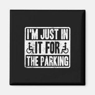 Imã Estou Nisso Só Pelo Estacionamento Camiseta Engraç