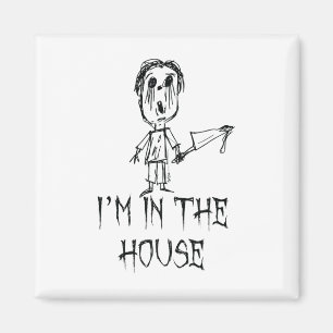 Imã Estou no Halloween Figurume Design
