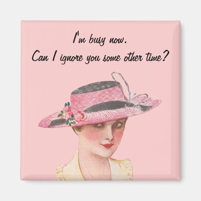 Imã Estou ocupado agora (Frente)