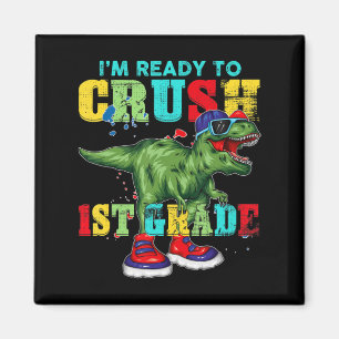 Imã Estou pronto para esmagar 1rua de Dinossauro Rex.