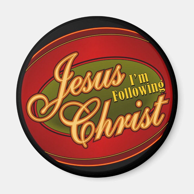 Imã Estou seguindo Jesus Cristo (Frente)