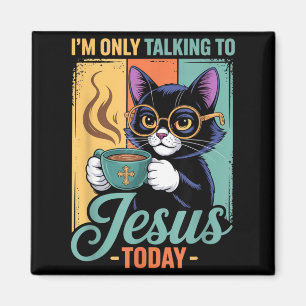 Imã Estou Só Falando Com Jesus Hoje Gato Preto Cristão