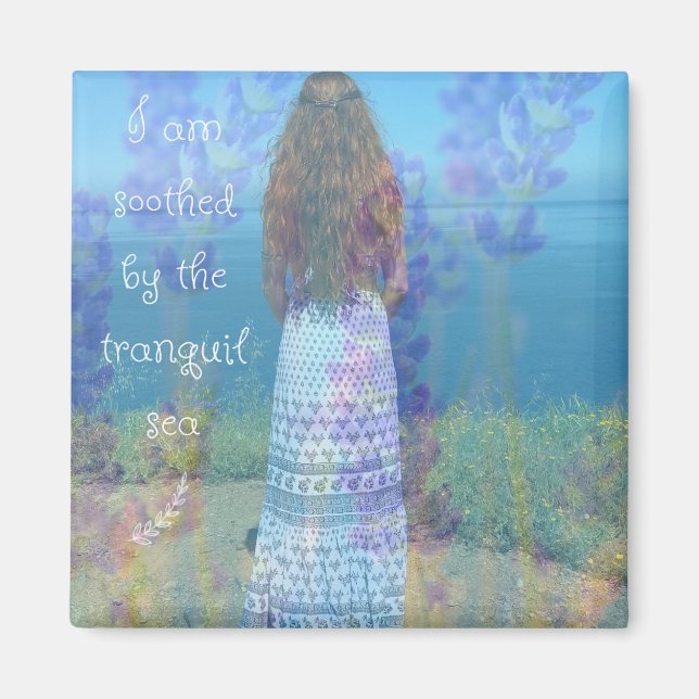 Imã Estou suado pelo ímã do mar tranquilo (Frente)