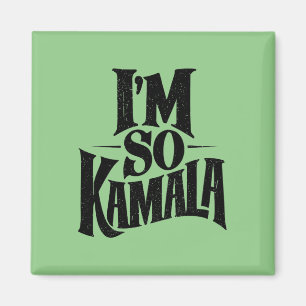 Imã Estou tão Kamala Brat Green Meme