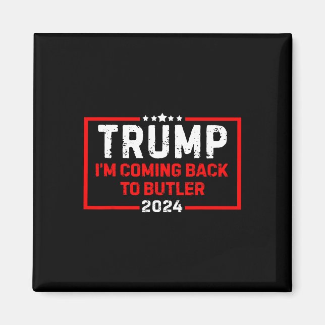 Imã Estou Voltando Para A Luta De Trump Em Butler Band (Frente)