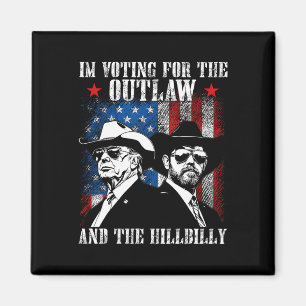 Imã Estou Votando pelo Outlaw e pelo Trump Hillbilly