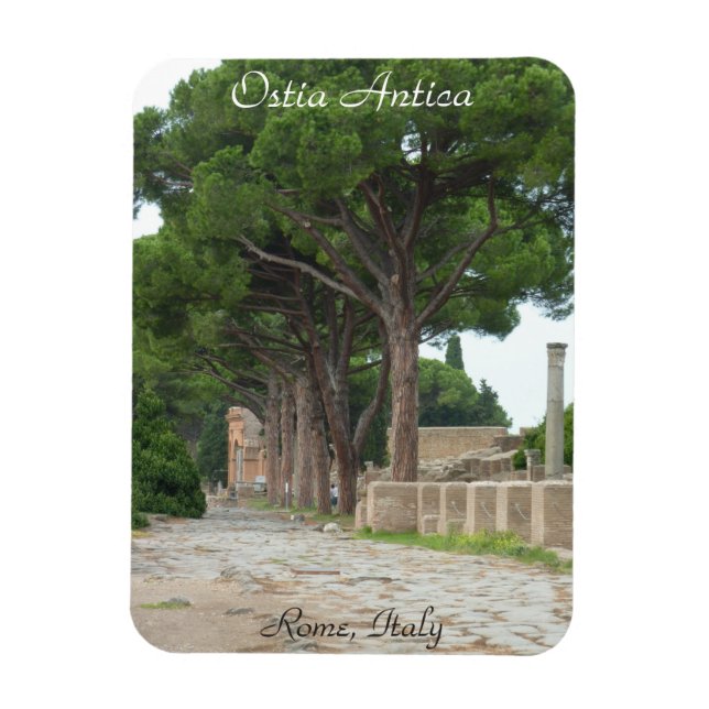 Ímã Estrada antiga de Ostia Antica (Vertical)