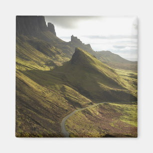 Imã Estrada ascendente The Quiraing, Ilha de Skye,