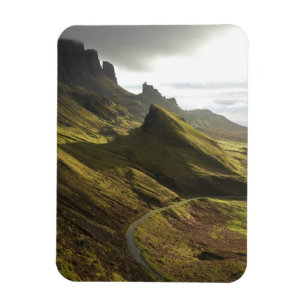 Ímã Estrada ascendente The Quiraing, Ilha de Skye,