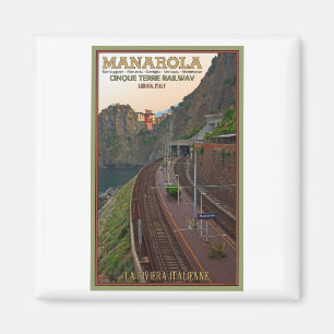 Imã Estrada de ferro de Cinque Terre - Manarola