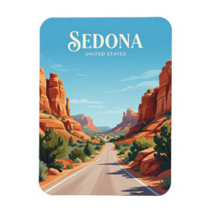Ímã Estrada de Sedona Red Rock Loop Arizona
