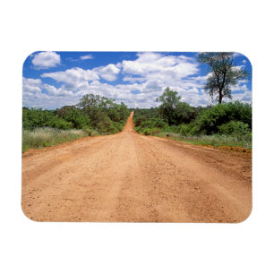 Ímã Estrada de terra, Parque Nacional Kruger, Mpumalan