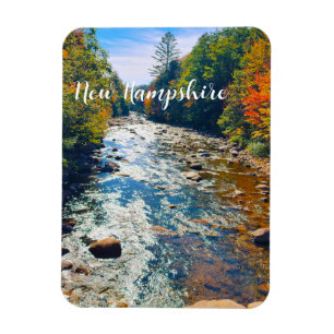 Ímã Estrada do outono em New Hampshire, rio Magnet