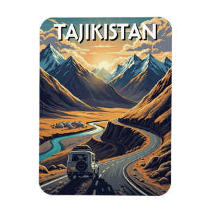 Ímã Estrada do Pamir Tajiquistão Viagem