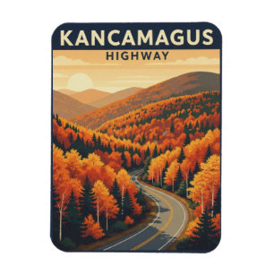 Ímã Estrada Kancamagus de New Hampshire Viagens