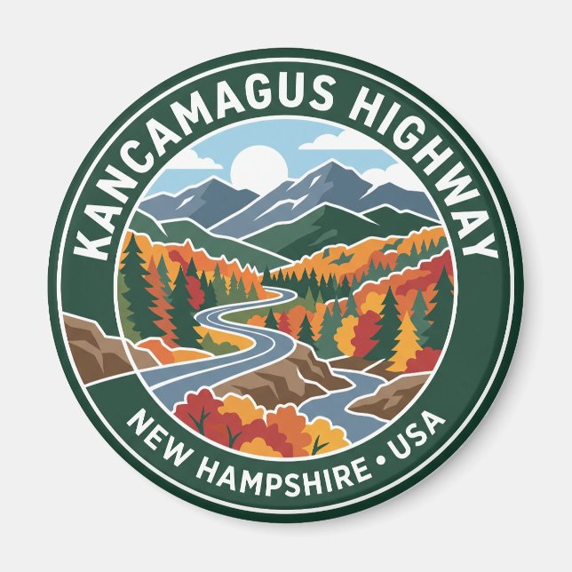 Imã Estrada Kancamagus EUA (Frente)