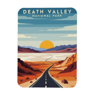 Ímã Estrada no Vale da Morte Parque Nacional Souvenir