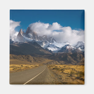 Imã Estrada para montar Fitzroy, Patagonia