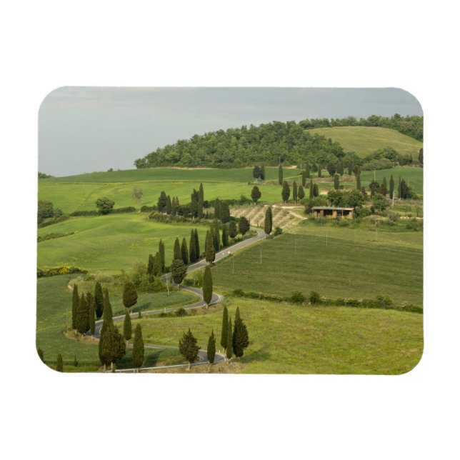 Ímã Estrada: Pienza — Montepulciano, (Horizontal)