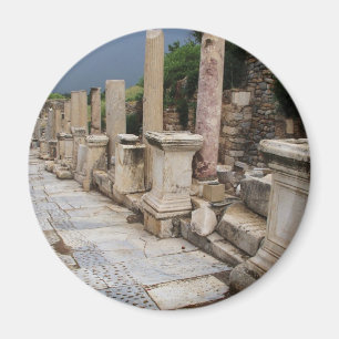 Imã Estrada romana antiga na cidade de Ephesus,