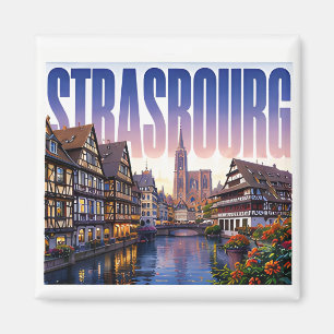Imã Estrasburgo França Feira de Viagens Conto de Fadas