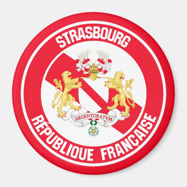 Imã Estrasburgo Round Emblem (Frente)