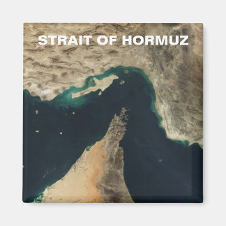 Imã Estreito da imagem de satélite de Hormuz