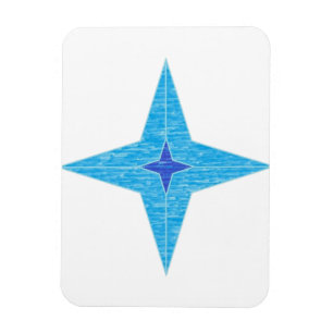 Ímã Estrela Azul