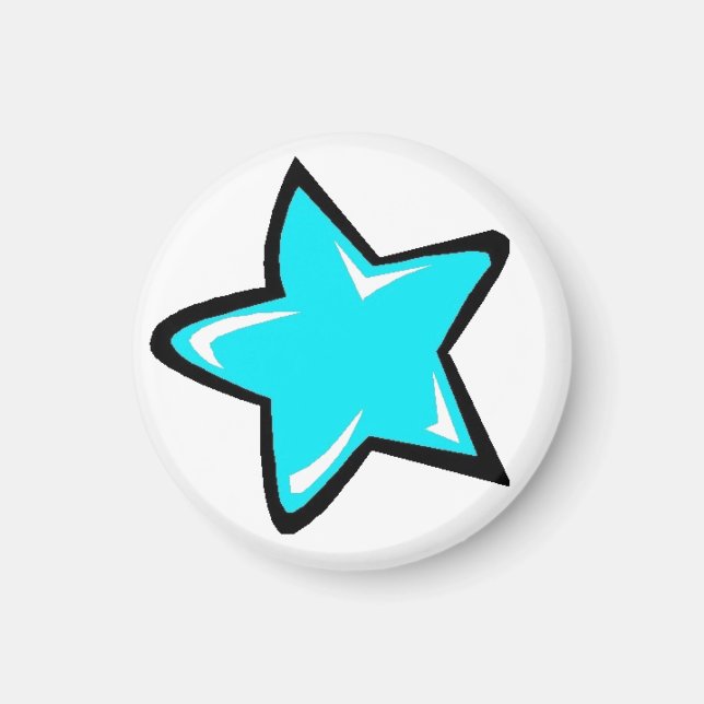 Imã Estrela Azul 2 (Frente)