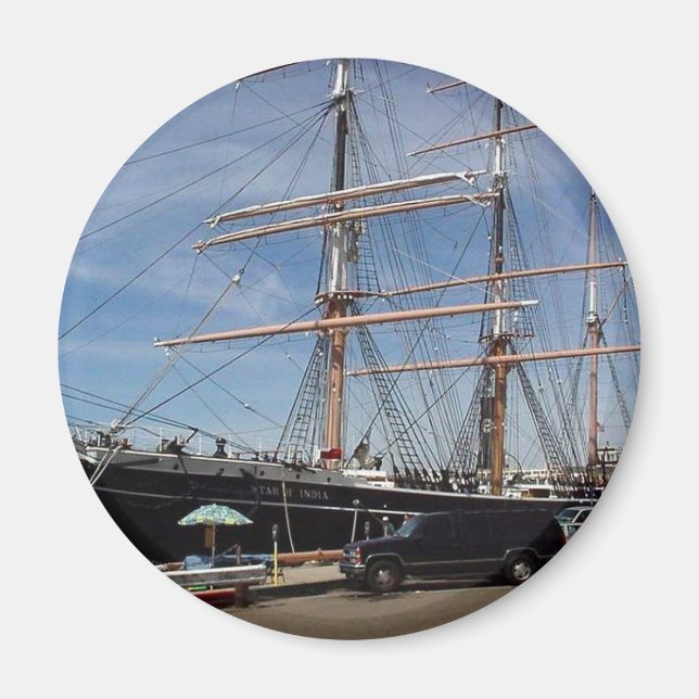 Imã Estrela Da Índia No Museu Marítimo De San Diego (Frente)