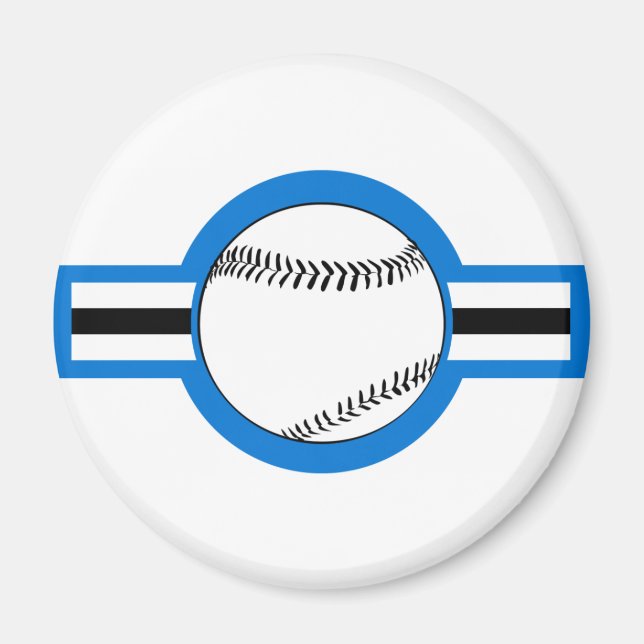 Imã estrela de beisebol (Frente)