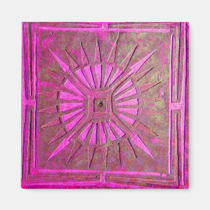 Imã ESTRELA DE MANHÃ, violeta rosa
