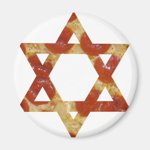 Imã estrela de pizza de david