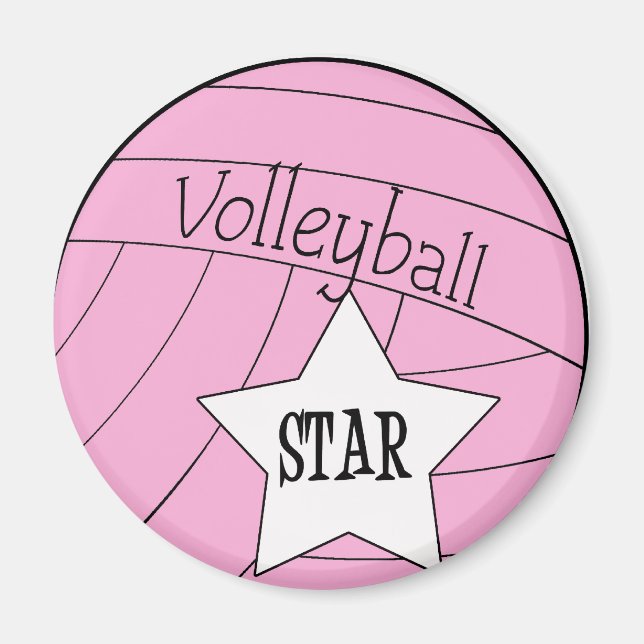 Imã Estrela de Voleibol (Frente)
