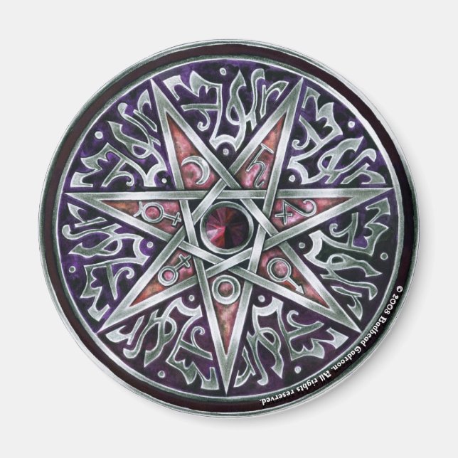 Imã Estrela do Magnete Redondo de Fey (Frente)