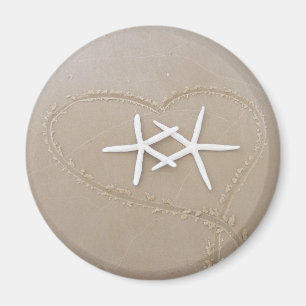 Imã Estrela do mar no ímã do coração