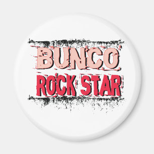 Imã estrela do rock bunco a rosa