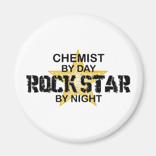 Imã Estrela do rock do químico em a noite