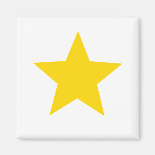 Imã Estrela Gold amarelo