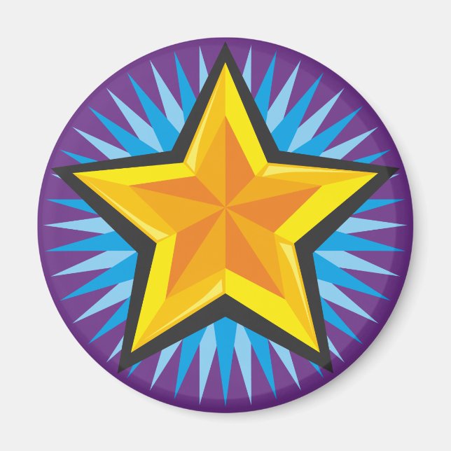 Imã Estrela Magnética (Frente)