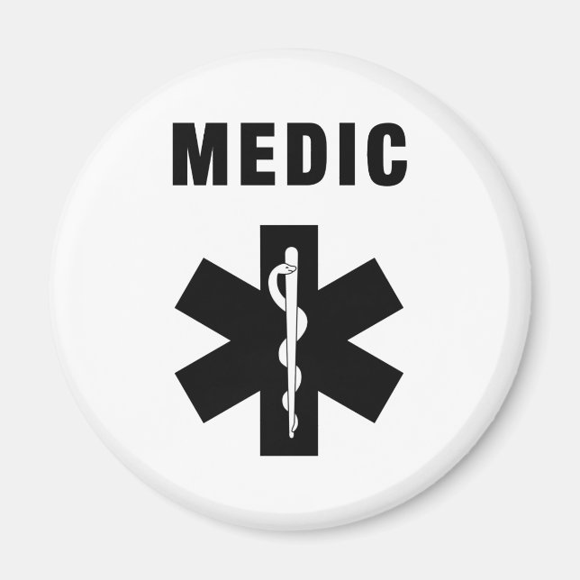 Imã Estrela Médica da Vida (Frente)