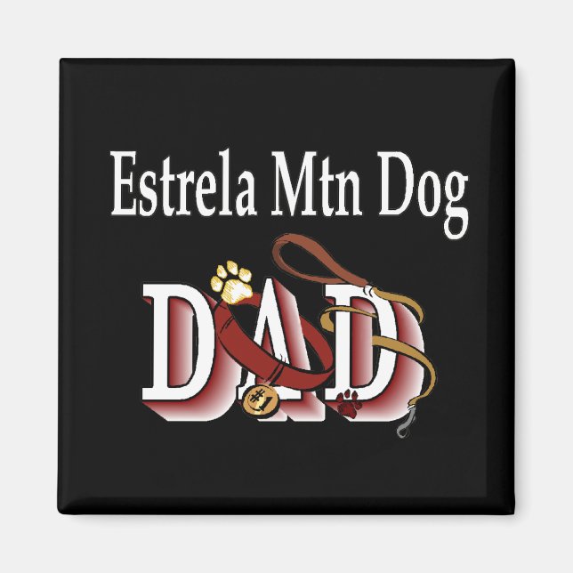 Imã Estrela Mountain Dog PAI Magnet (Frente)