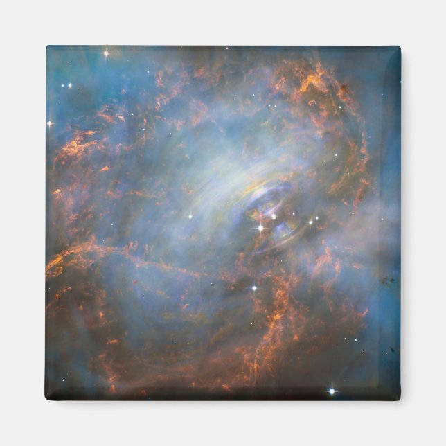 Imã Estrela Neutrônica Central Na Nebulosa Do Carangue (Frente)