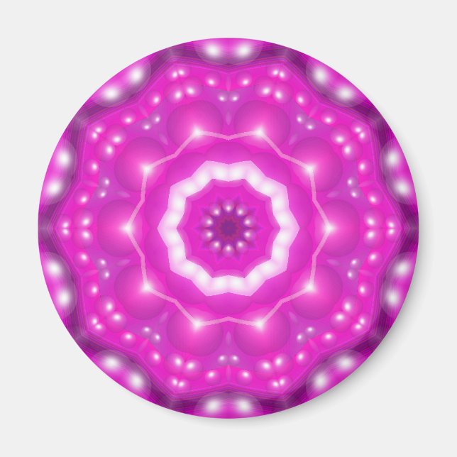 Imã Estrela Rosa (Frente)