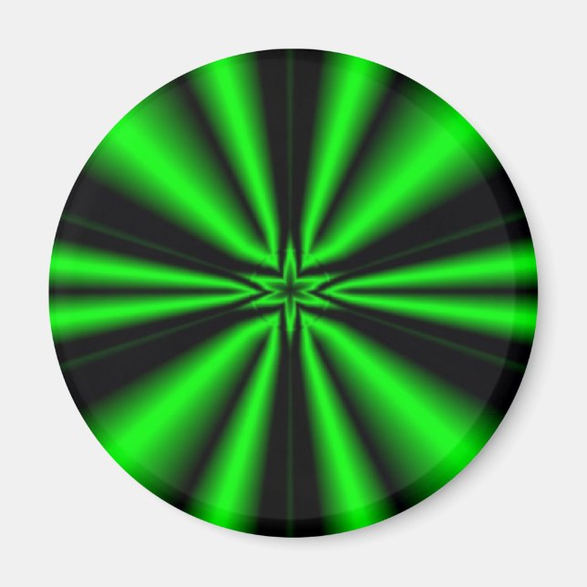 Imã estrela verde da esperança (Frente)