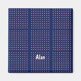 Imã Estrela Vermelha branca/ímã azul